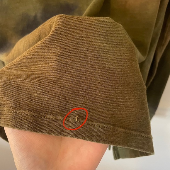 Cotton Citizen Mens L Tie Dye Long Sleeve Shirt Earth Tone USA Distressed READ - Picture 10 of 13